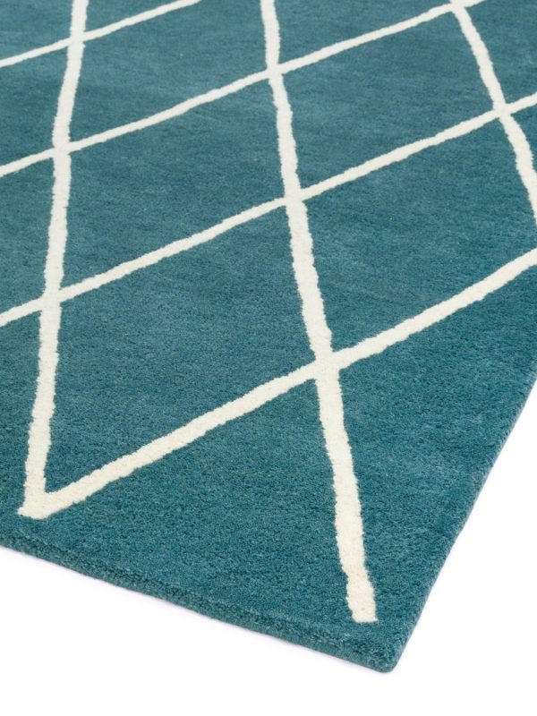Carpete Albany Diamond Teal - Image 4