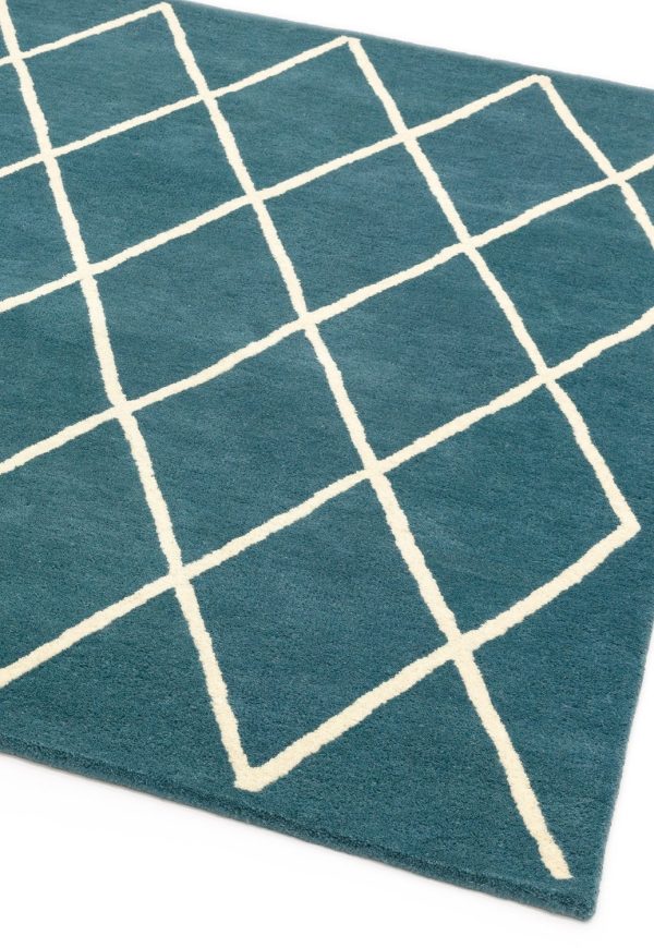 Carpete Albany Diamond Teal - Image 2