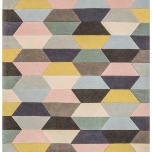 Carpete Funk Honeycomb Pastel