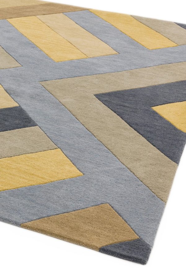 Carpete Reef rf02 Big Zig Ochre Grey - Image 5
