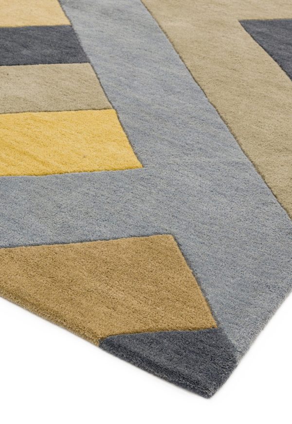 Carpete Reef rf02 Big Zig Ochre Grey - Image 4