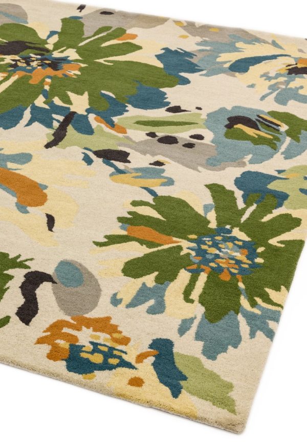 Carpete Reef rf11 Floral Green Multi - Image 5