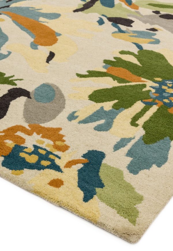 Carpete Reef rf11 Floral Green Multi - Image 4
