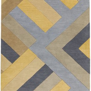 Carpete Reef rf02 Big Zig Ochre Grey
