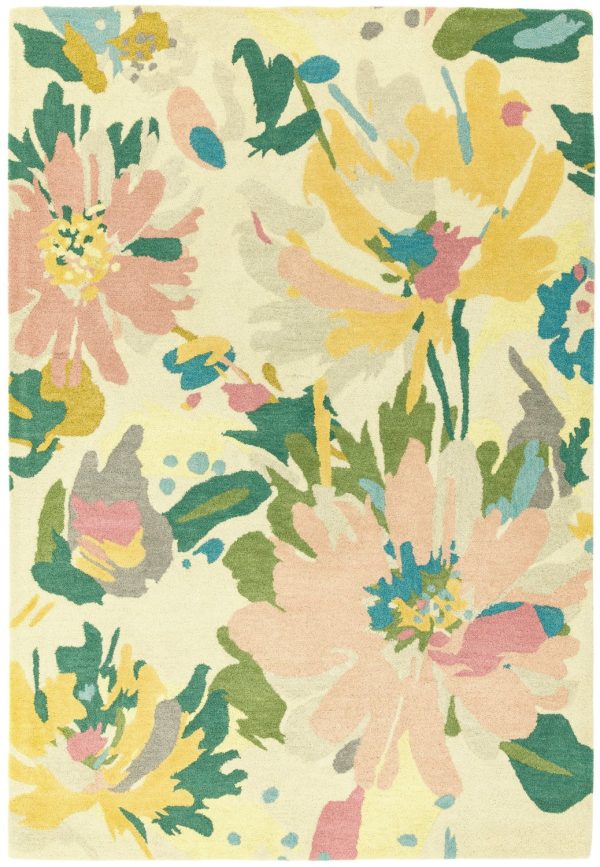 Carpete Reef rf10 Floral Pink Multi