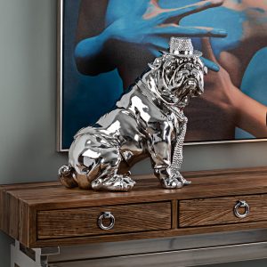 Figura Decorativa Bulldog Hat