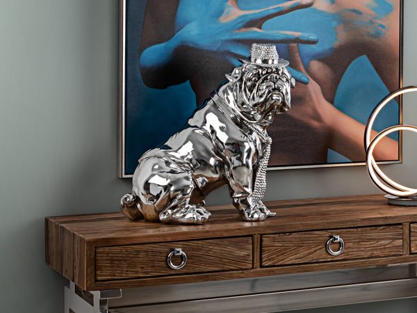 Figura Decorativa Bulldog Hat